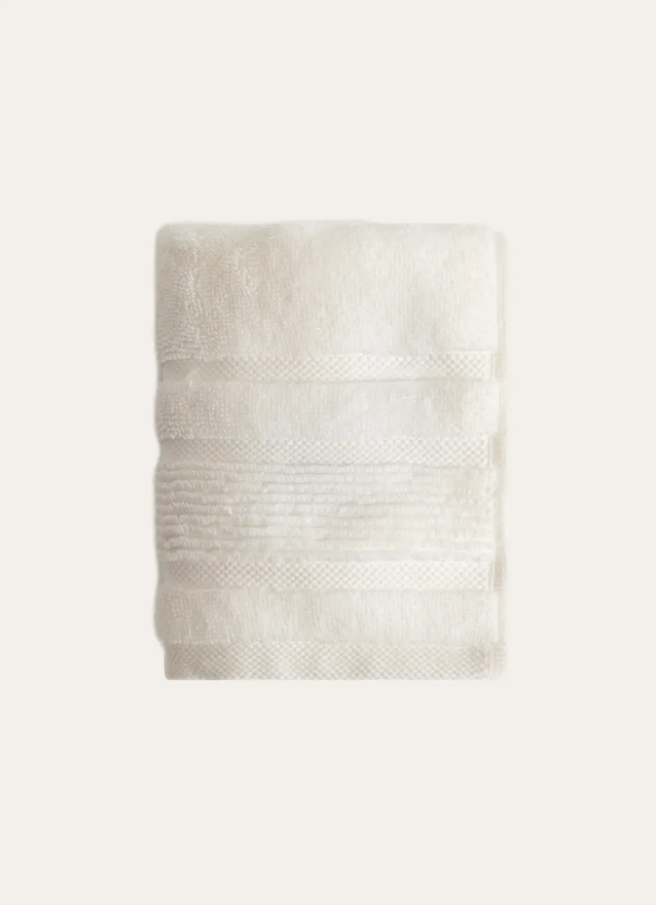 SERVIETTE INVITÉ MOELLEUSE LITEAU RAFFINÉ BEIGE