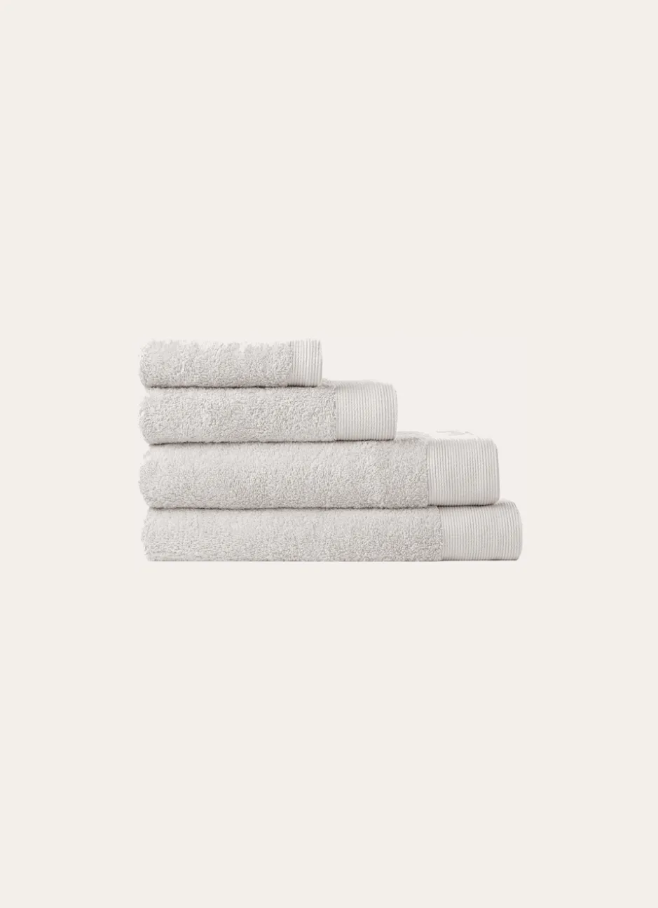 SERVIETTE INVITÉ UNIE EN COTON 500GR PERLE