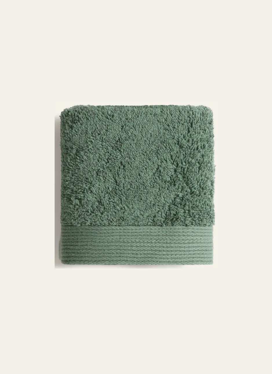 SERVIETTE INVITÉ UNIE EN COTON 500GR OLIVE