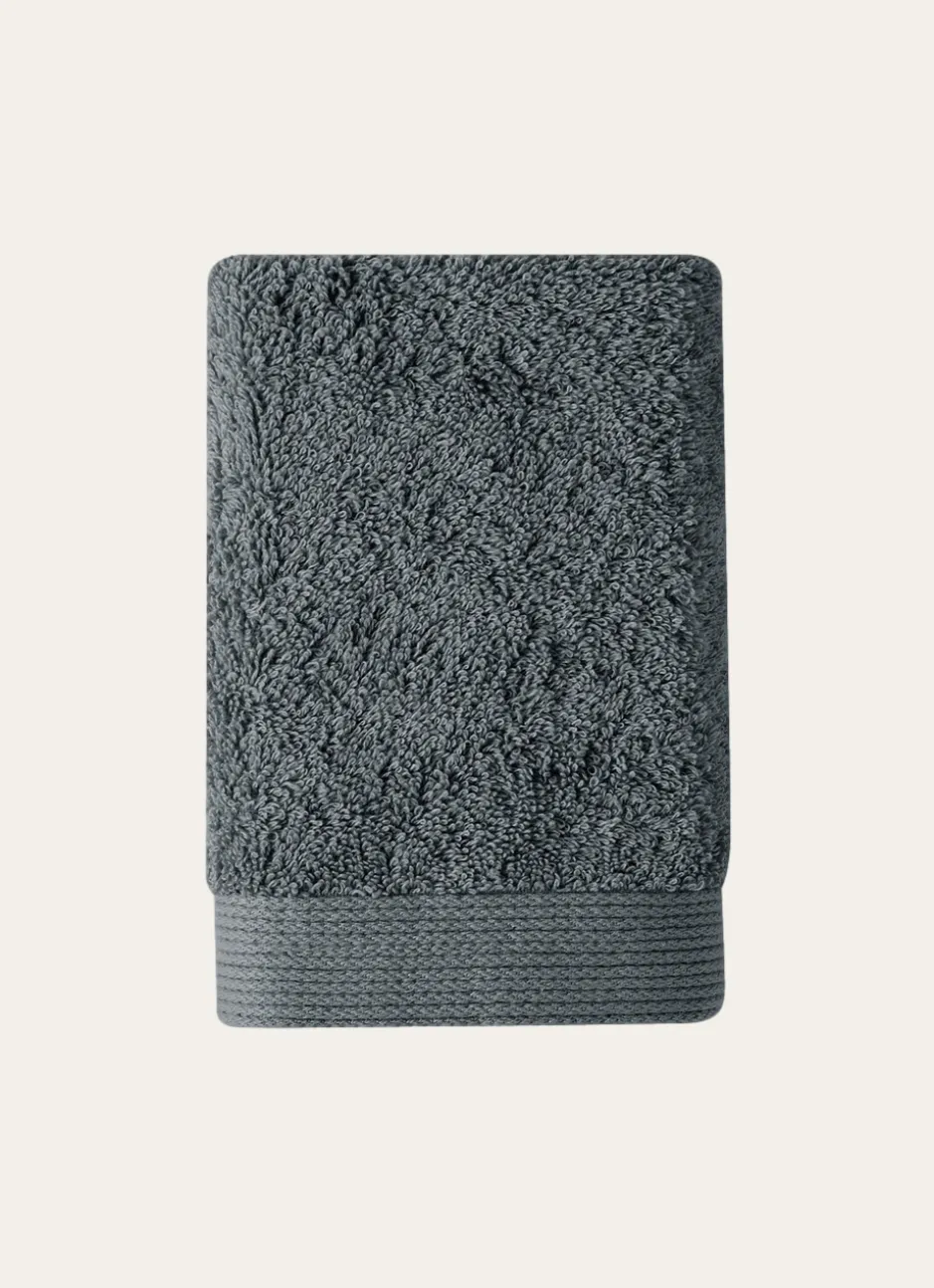 SERVIETTE INVITÉ UNIE EN COTON 500GR ARDOISE