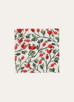 SERVIETTES EN PAPIER MOTIF FRUITS MULTICOLORE