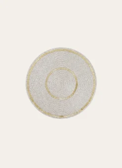 SET DE TABLE PERLES DORÉ
