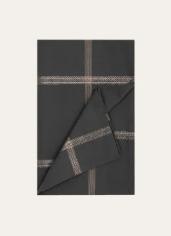 SURNAPPE EN COTON TISSÉ SCINTILLANT Noir