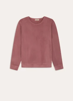 SWEAT POLAIRE CANDY LILAS