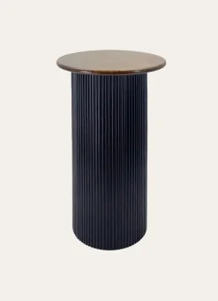 TABLE D'APPOINT NOIR/BOIS
