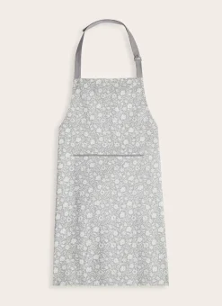 TABLIER FLEURS BICA GRIS