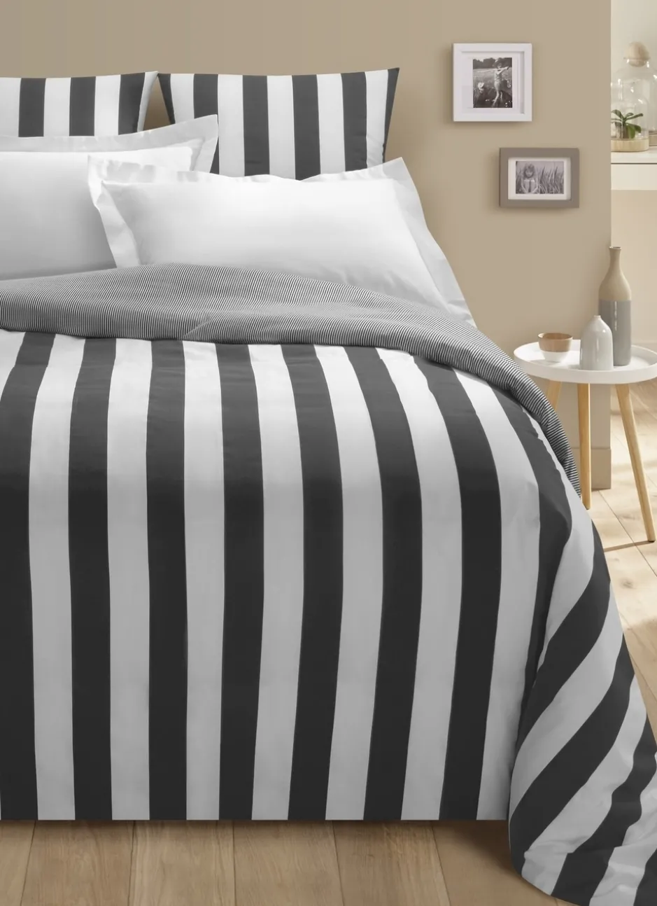 TAIE D'OREILLER UNIE EN COTON BLANC