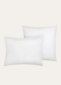 TAIE D'OREILLER UNIE EN LIN LAVÉ 165GR BLANC