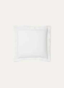 TAIE D'OREILLER UNIE EN PERCALE DE COTON BLANC