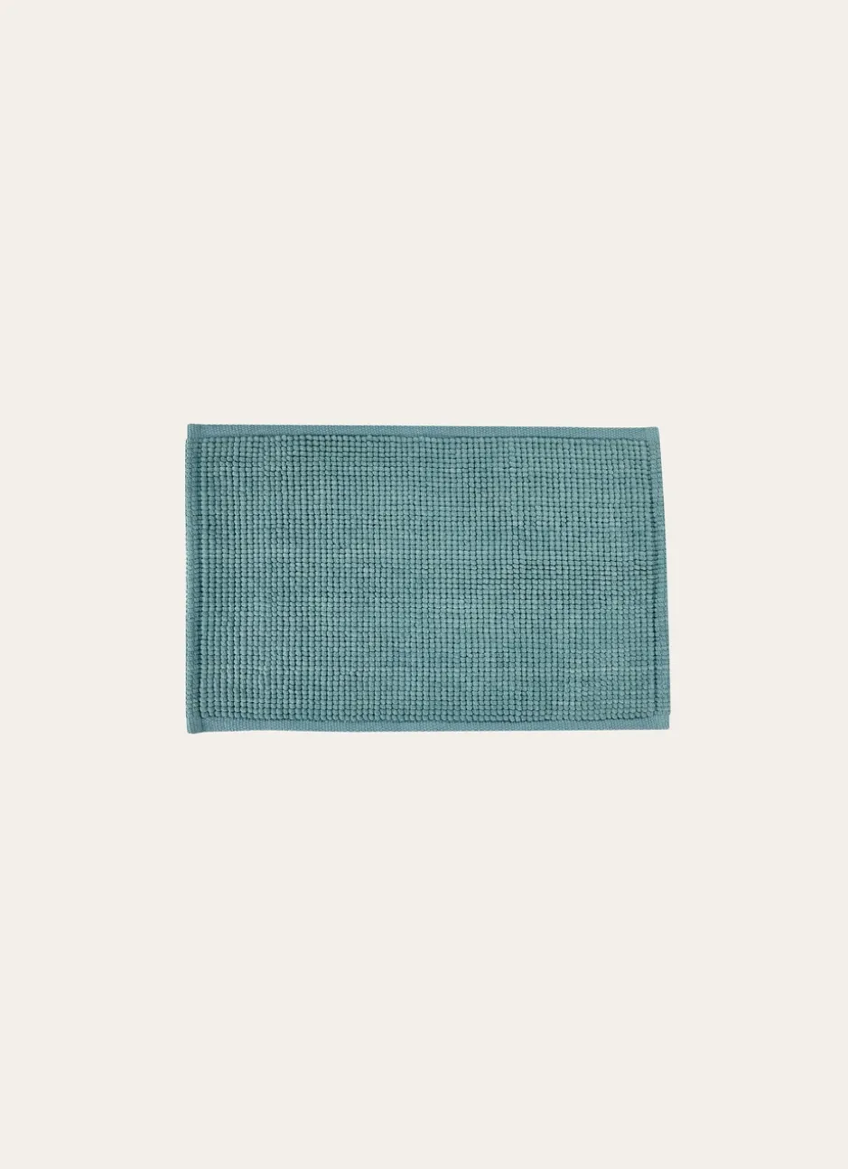 TAPIS DE BAIN CHENILLE BLEU CIEL