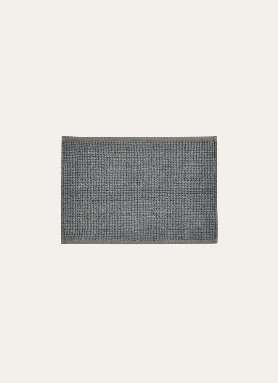 TAPIS DE BAIN CHENILLE GRIS