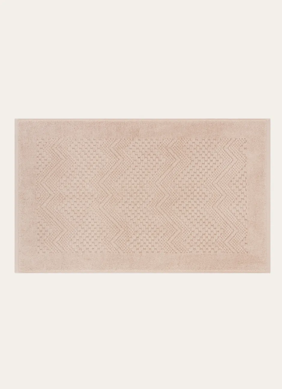 TAPIS DE BAIN EN COTON BEIGE