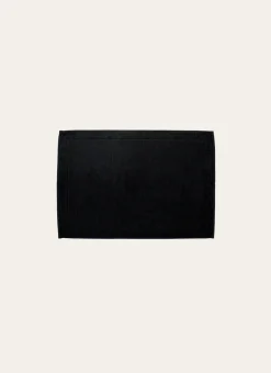 TAPIS DE BAIN EN COTON UNI 650GR Noir