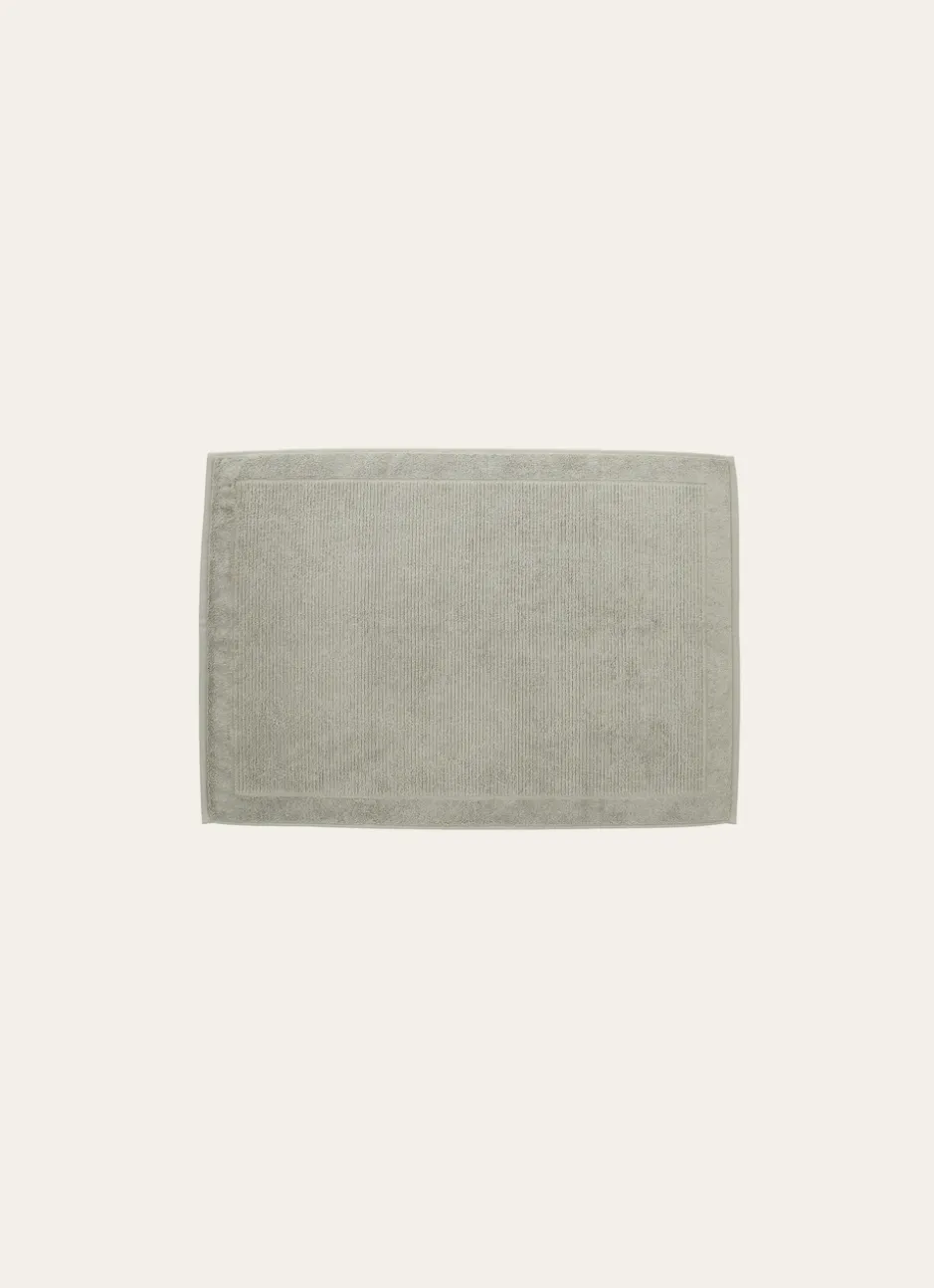 TAPIS DE BAIN EN COTON UNI 650GR TAUPE