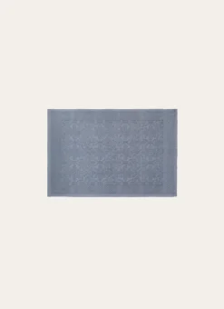 TAPIS DE BAIN JACQUARD UNI ANTIDÉRAPANT GRIS