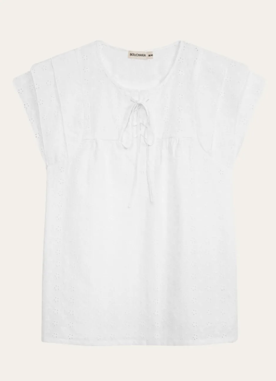 TOP RIVA EN COTON BLANC