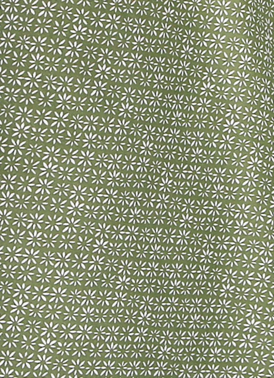 TORCHON EN COTON MINI MOTIFS KAKI