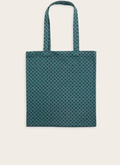 TOTE BAG EN COTON IMPRIMÉ MULTICO GÉOMÉTRIQUE IMPRIME MULTICOLORE