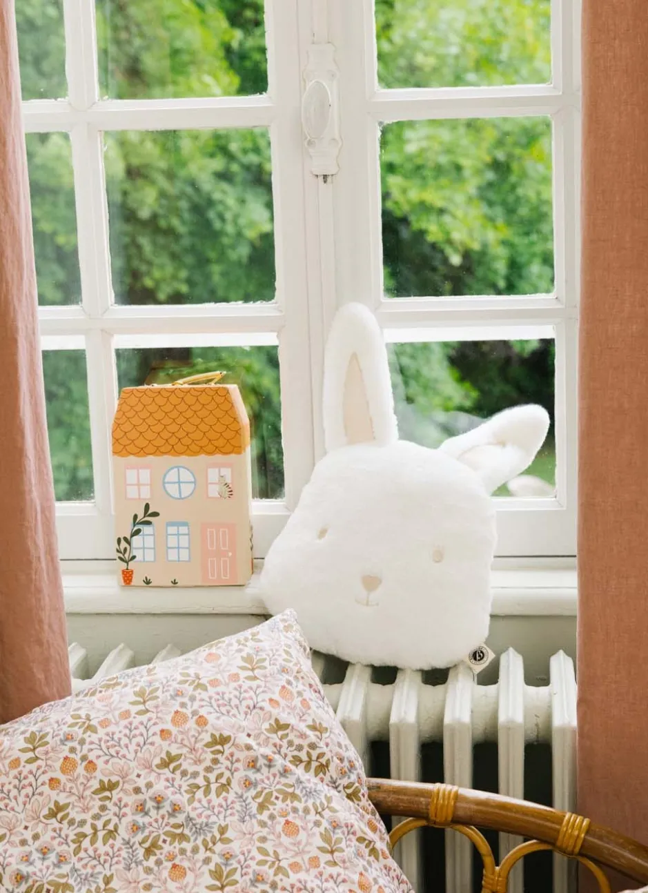 VALISETTE EN CARTON EN FORME DE MAISON MULTICOLORE