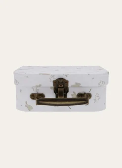 VALISETTE MOTIF LAPIN BLANC