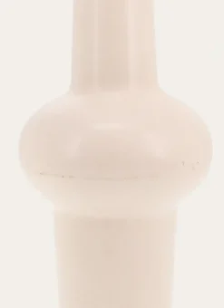 VASE BOMBÉ ABSTRAIT IVOIRE