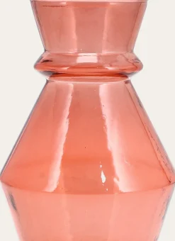 VASE EN VERRE COLORÉ TERRACOTA