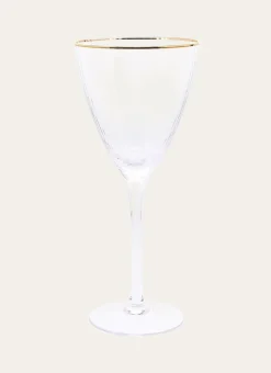 VERRE À PIED OR