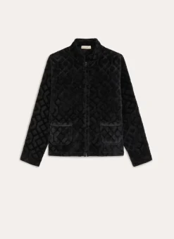 VESTE MANCHES LONGUES ZIPPÉE EN POLAIRE Noir