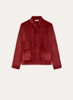 VESTE POLAIRE EMBOSSÉE CEMI ROUGE OPERA